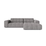 Chicago 3-Sitzer Ecksofa, Rechte Seite, aus Chenille in Hellgrau (Eden 18 Grey), 234x167 cm von Cosmopolitan Design – Bild 1