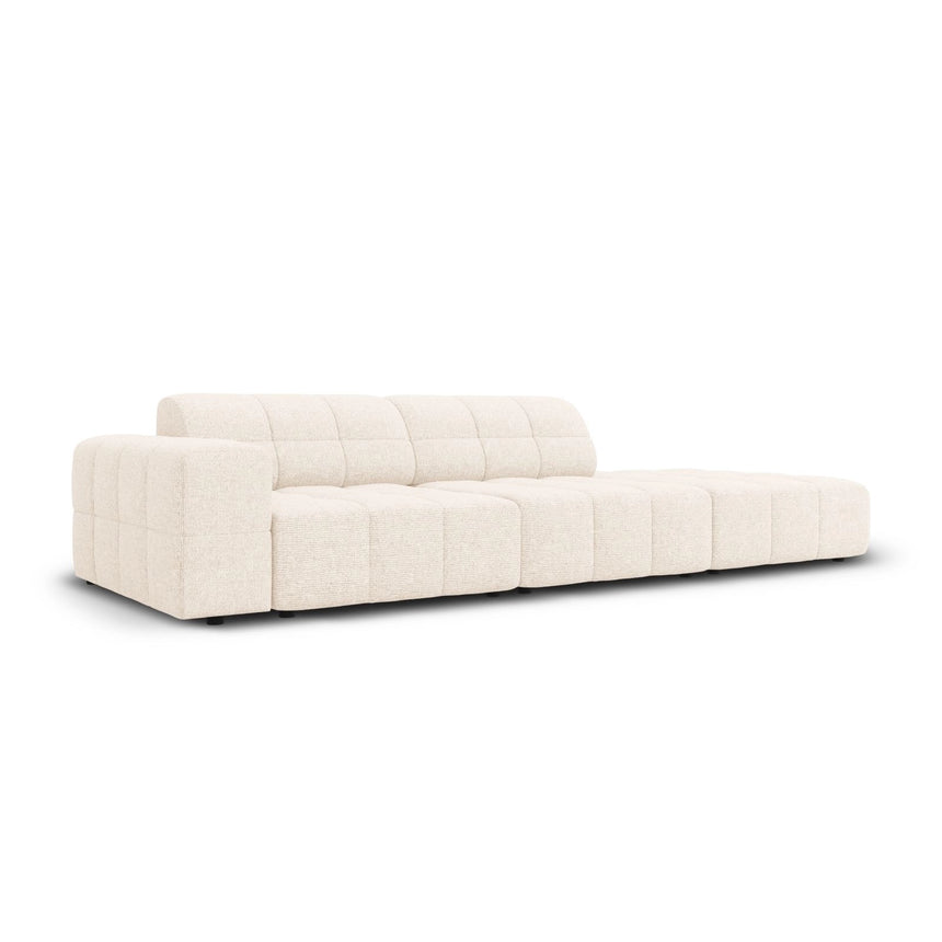 Chicago 3-Sitzer Sofa, Rechtsseitig, aus Chenille, 262x102x70 cm von Cosmopolitan Design – Bild 3