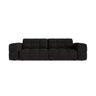 Chicago 3-Sitzer Sofa aus Chenille in Anthrazit (Eden 21 Black), 212x102 cm von Cosmopolitan Design – Bild 1
