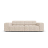 Chicago 3-Sitzer Sofa aus Chenille in Beige (Haga 30), 204x102x70 cm von Cosmopolitan Design – Bild 1