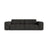 Chicago 3-Sitzer Sofa aus Chenille in Dunkelgrau (Eden 20 Graphite), 212x102 cm von Cosmopolitan Design – Bild 1