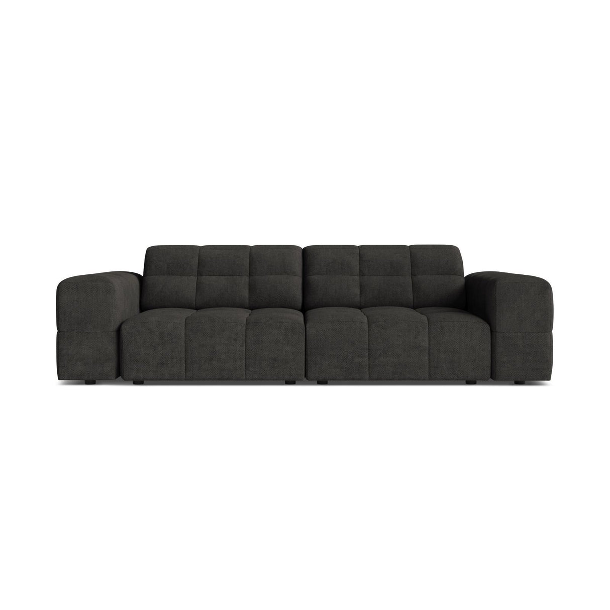 Chicago 3-Sitzer Sofa aus Chenille in Dunkelgrau (Eden 20 Graphite), 212x102 cm von Cosmopolitan Design – Bild 1