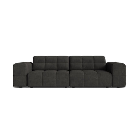 Chicago 3-Sitzer Sofa aus Chenille in Dunkelgrau (Eden 20 Graphite), 212x102 cm von Cosmopolitan Design – Bild 1