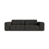 Chicago 3-Sitzer Sofa aus Chenille in Dunkelgrau (Eden 20 Graphite), 212x102 cm von Cosmopolitan Design – Bild 1