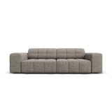 Chicago 3-Sitzer Sofa aus Chenille in Grau (Haga 16), 204x102x70 cm von Cosmopolitan Design – Bild 1