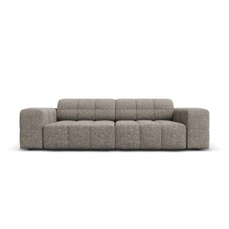 Chicago 3-Sitzer Sofa aus Chenille in Grau (Haga 16), 204x102x70 cm von Cosmopolitan Design – Bild 1