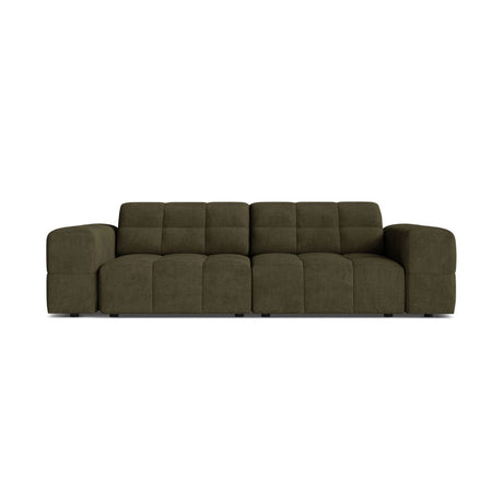 Chicago 3-Sitzer Sofa aus Chenille in Grün (Eden 12 Olive), 212x102 cm von Cosmopolitan Design – Bild 1