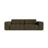 Chicago 3-Sitzer Sofa aus Chenille in Grün (Eden 12 Olive), 212x102 cm von Cosmopolitan Design – Bild 1