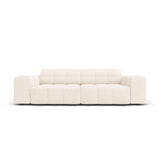 Chicago 3-Sitzer Sofa aus Chenille in Hellbeige (Haga 23), 204x102x70 cm von Cosmopolitan Design – Bild 1