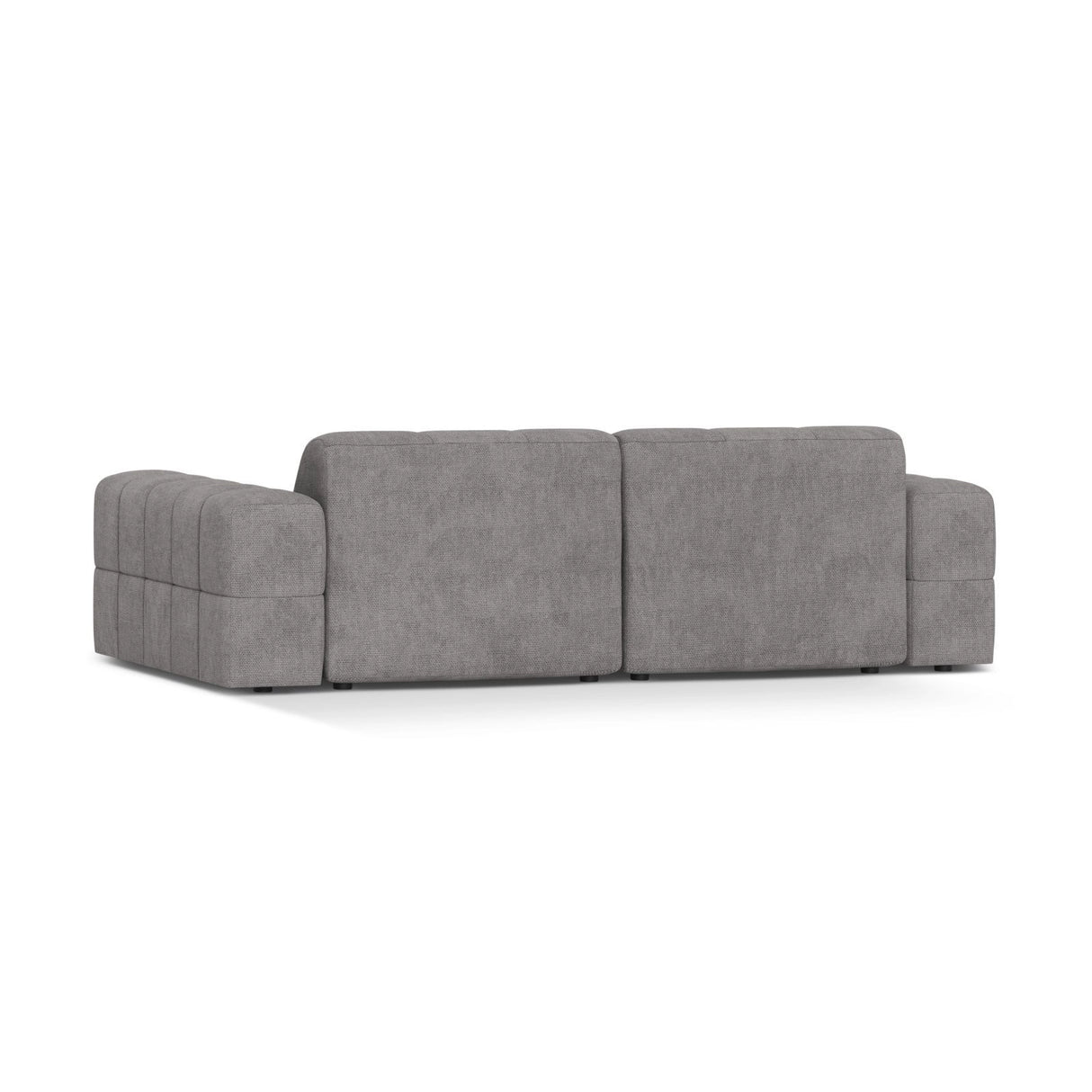 Chicago 3-Sitzer Sofa aus Chenille in Hellgrau (Eden 18 Grey), 212x102 cm von Cosmopolitan Design – Bild 4