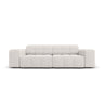 Chicago 3-Sitzer Sofa aus Chenille in Hellgrau (Haga 06), 204x102x70 cm von Cosmopolitan Design – Bild 1