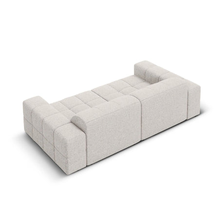 Chicago 3-Sitzer Sofa aus Chenille in Hellgrau (Haga 06), 204x102x70 cm von Cosmopolitan Design – Bild 5