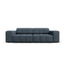 Chicago 3-Sitzer Sofa aus Chenille in Königsblau (Haga 86), 204x102x70 cm von Cosmopolitan Design – Bild 1
