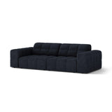 Chicago 3-Sitzer Sofa aus Chenille in Marineblau (Eden 16 Deep Blue), 212x102 cm von Cosmopolitan Design – Bild 3