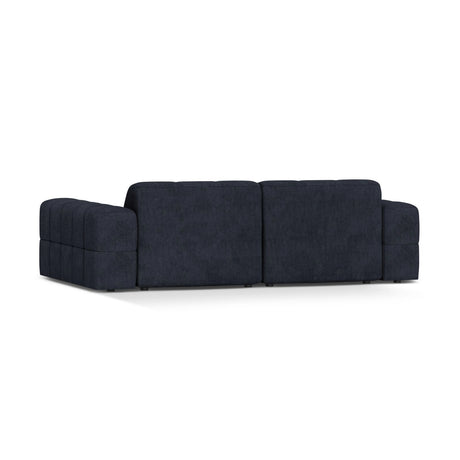 Chicago 3-Sitzer Sofa aus Chenille in Marineblau (Eden 16 Deep Blue), 212x102 cm von Cosmopolitan Design – Bild 4