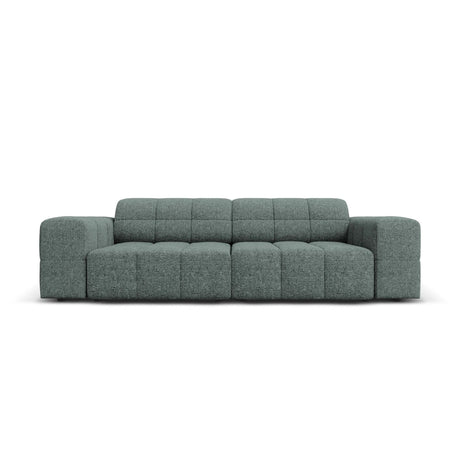Chicago 3-Sitzer Sofa aus Chenille in Petrol (Haga 78), 204x102x70 cm von Cosmopolitan Design – Bild 1