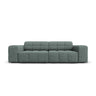 Chicago 3-Sitzer Sofa aus Chenille in Petrol (Haga 78), 204x102x70 cm von Cosmopolitan Design – Bild 1