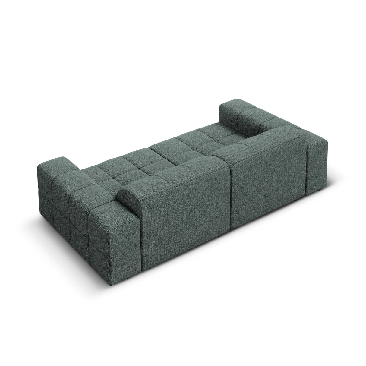 Chicago 3-Sitzer Sofa aus Chenille in Petrol (Haga 78), 204x102x70 cm von Cosmopolitan Design – Bild 5