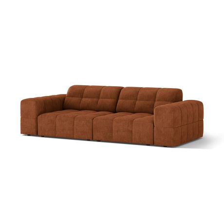 Chicago 3-Sitzer Sofa aus Chenille in Ziegel (Eden 10 Terra), 212x102 cm von Cosmopolitan Design – Bild 3