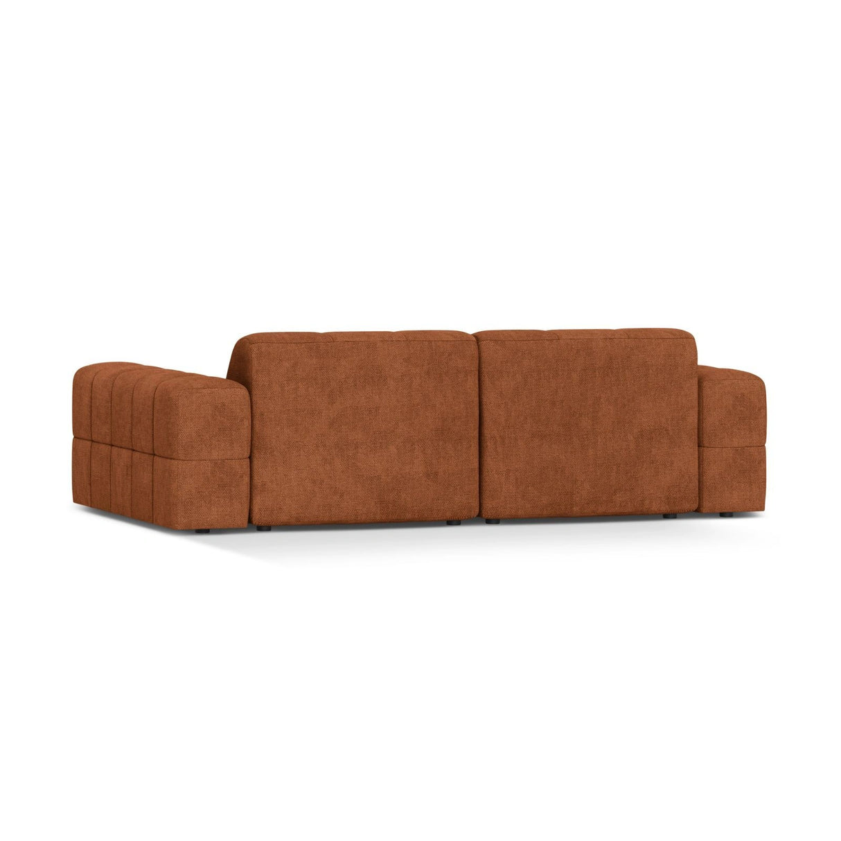 Chicago 3-Sitzer Sofa aus Chenille in Ziegel (Eden 10 Terra), 212x102 cm von Cosmopolitan Design – Bild 4