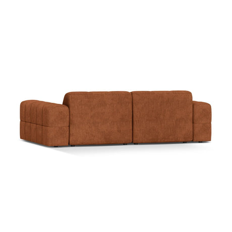 Chicago 3-Sitzer Sofa aus Chenille in Ziegel (Eden 10 Terra), 212x102 cm von Cosmopolitan Design – Bild 4