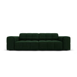 Chicago 3-Sitzer Sofa aus Samt in Flaschengrün (Bluvel 78), 204x102x70 cm von Cosmopolitan Design – Bild 1