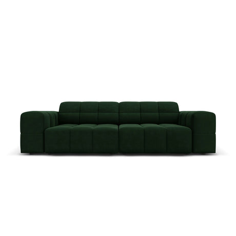 Chicago 3-Sitzer Sofa aus Samt in Flaschengrün (Bluvel 78), 204x102x70 cm von Cosmopolitan Design – Bild 1