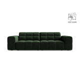 Chicago 3-Sitzer Sofa aus Samt in Flaschengrün (Venus 2940), 212x102 cm von Cosmopolitan Design – Bild 1