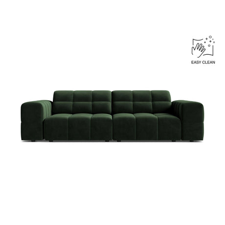 Chicago 3-Sitzer Sofa aus Samt in Flaschengrün (Venus 2940), 212x102 cm von Cosmopolitan Design – Bild 1