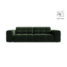 Chicago 3-Sitzer Sofa aus Samt in Flaschengrün (Venus 2940), 212x102 cm von Cosmopolitan Design – Bild 1