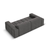 Chicago 3-Sitzer Sofa aus Samt in Grau (Bluvel 14), 204x102x70 cm von Cosmopolitan Design – Bild 5
