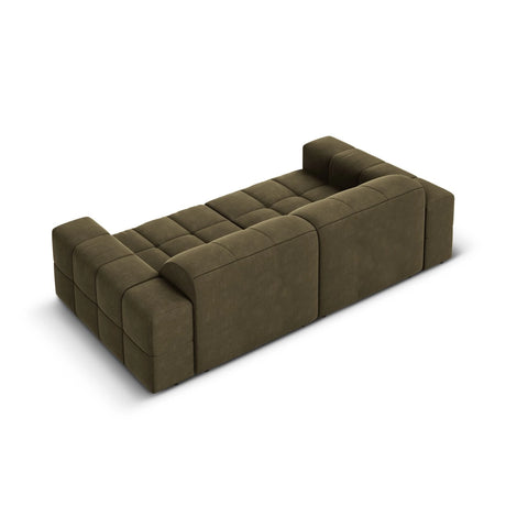 Chicago 3-Sitzer Sofa aus Samt in Grün (Bluvel 77), 204x102x70 cm von Cosmopolitan Design – Bild 5