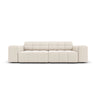 Chicago 3-Sitzer Sofa aus Samt in Hellbeige (Bluvel 22), 204x102x70 cm von Cosmopolitan Design – Bild 1