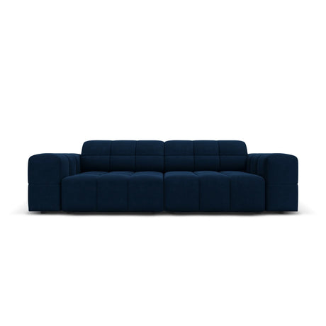 Chicago 3-Sitzer Sofa aus Samt in Königsblau (Bluvel 86), 204x102x70 cm von Cosmopolitan Design – Bild 1