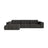 Chicago 4-Sitzer Ecksofa, Linke Seite, aus Chenille in Dunkelgrau (Eden 20 Graphite), 294x167 cm von Cosmopolitan Design – Bild 1
