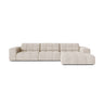 Chicago 4-Sitzer Ecksofa, Rechte Seite, aus Samt oder Chenille, 294x167 cm von Cosmopolitan Design – Bild 1