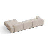 Chicago 4-Sitzer Ecksofa, Rechte Seite, aus Samt oder Chenille, 294x167 cm von Cosmopolitan Design – Bild 4