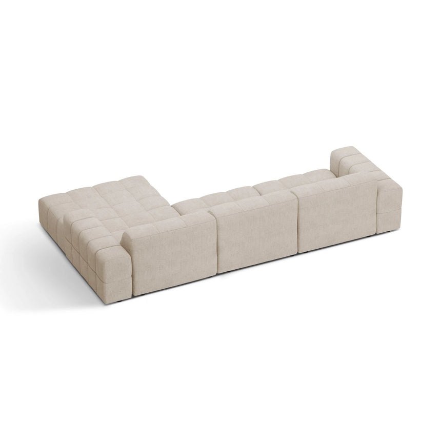 Chicago 4-Sitzer Ecksofa, Rechte Seite, aus Samt oder Chenille, 294x167 cm von Cosmopolitan Design – Bild 4