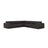Chicago 4-Sitzer Ecksofa, Symmetrisch, aus Chenille in Dunkelgrau (Eden 20 Graphite), 285x285 cm von Cosmopolitan Design – Bild 1