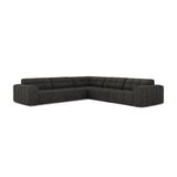 Chicago 4-Sitzer Ecksofa, Symmetrisch, aus Chenille in Dunkelgrau (Eden 20 Graphite), 285x285 cm von Cosmopolitan Design – Bild 1