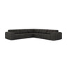 Chicago 4-Sitzer Ecksofa, Symmetrisch, aus Chenille in Dunkelgrau (Eden 20 Graphite), 285x285 cm von Cosmopolitan Design – Bild 1