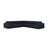 Chicago 4-Sitzer Ecksofa, Symmetrisch, aus Chenille in Marineblau (Eden 16 Deep Blue), 285x285 cm von Cosmopolitan Design – Bild 1