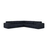 Chicago 4-Sitzer Ecksofa, Symmetrisch, aus Chenille in Marineblau (Eden 16 Deep Blue), 285x285 cm von Cosmopolitan Design – Bild 1