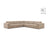 Chicago 4-Sitzer Ecksofa, Symmetrisch, aus Samt in Beige (Venus 2928), 285x285 cm von Cosmopolitan Design – Bild 1