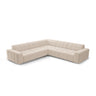 Chicago 4-Sitzer Ecksofa, symmetrisch, aus Chenille in Beige (Haga 30), 287x287x70 cm von Cosmopolitan Design – Bild 1