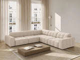 Chicago 4-Sitzer Ecksofa, symmetrisch, aus Chenille in Beige (Haga 30), 287x287x70 cm von Cosmopolitan Design – Bild 2
