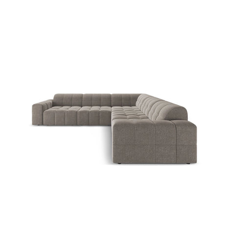 Chicago 4-Sitzer Ecksofa, symmetrisch, aus Chenille in Grau (Haga 16), 287x287x70 cm von Cosmopolitan Design – Bild 3