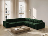 Chicago 4-Sitzer Ecksofa, symmetrisch, aus Samt in Flaschengrün (Bluvel 78), 287x287x70 cm von Cosmopolitan Design – Bild 2