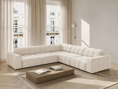 Chicago 4-Sitzer Ecksofa, symmetrisch, aus Samt oder Chenille, 287x287x70 cm von Cosmopolitan Design – Bild 2