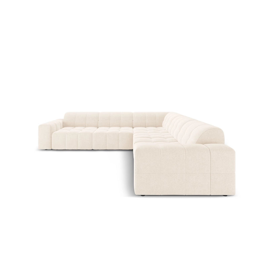 Chicago 4-Sitzer Ecksofa, symmetrisch, aus Samt oder Chenille, 287x287x70 cm von Cosmopolitan Design – Bild 3